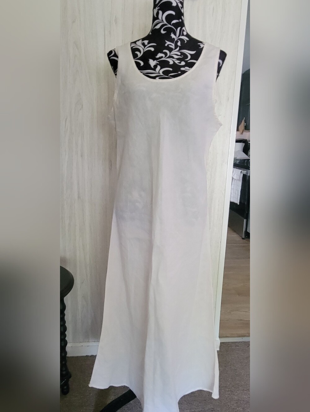 NWOT Women's Size L CP Shades 100% Linen  Light Pink Maxi Dress